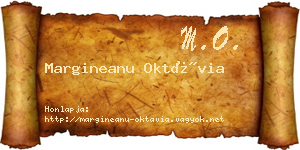 Margineanu Oktávia névjegykártya